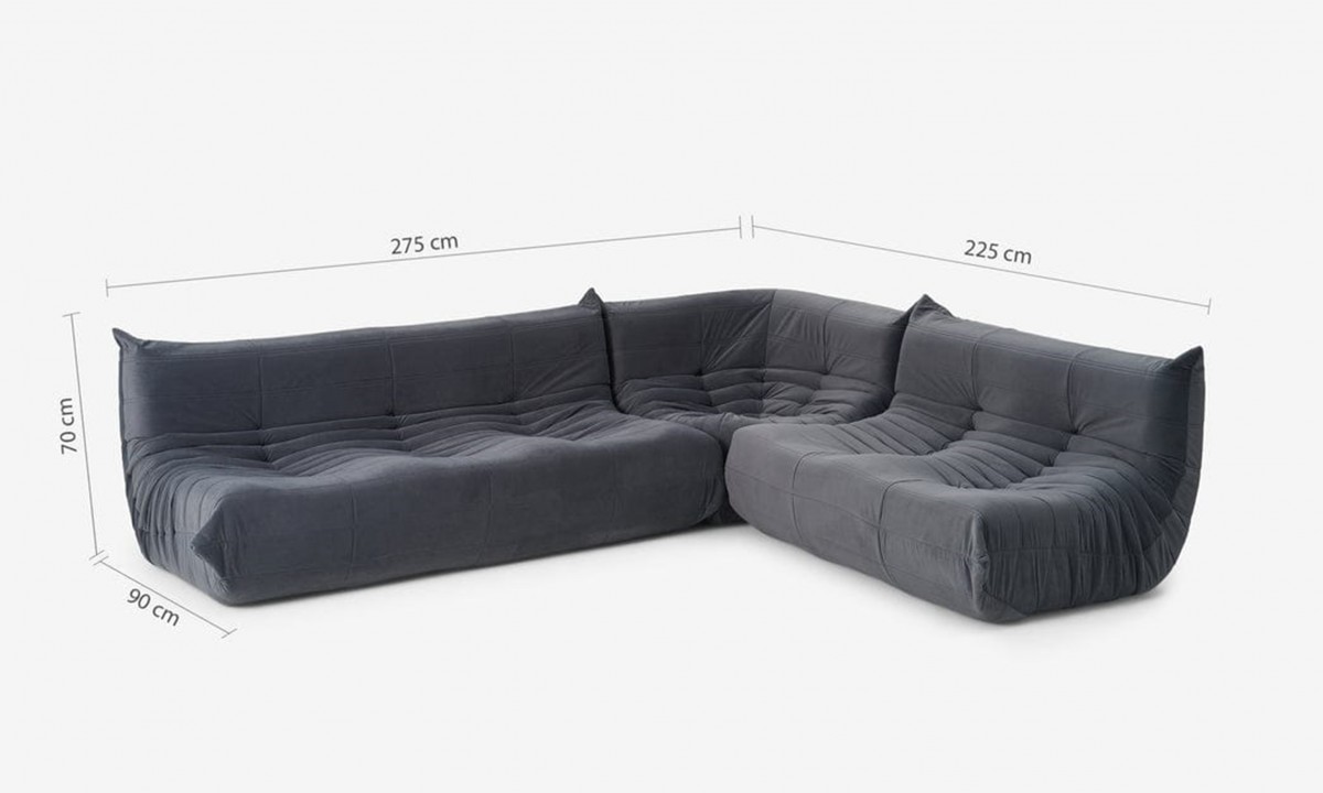 Babylon Köşe Set Gri Babylon Köşe Set Gri