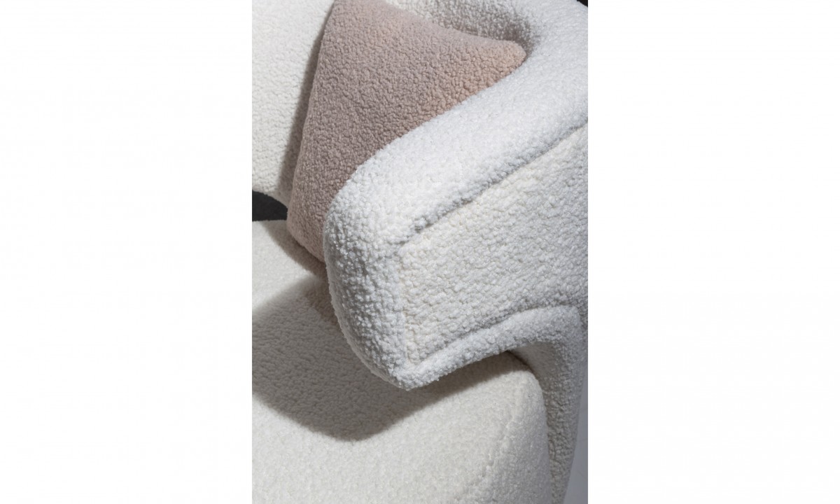 Monza Köşe Koltuk BERJER & PUF Beyaz Monza Köşe Koltuk BERJER & PUF Beyaz